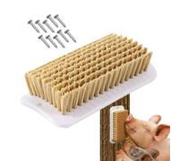 DAWCBVJQ Spazzola Giocattolo per Animali,2 In 1 Interattivo Delicato - Spazzola Giocattolo Toelettatura Pelo Per Piccoli Animali | Per Gioco Addestramento Dalla Noia Grandi