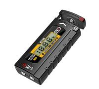 DAWCBVJQ Tester Per Batterie,Tester Per Batterie Domestiche | Monitor Digitale Elettrico Per Batterie Domestiche AA AAA C D 9V Pulsante