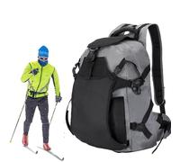 DAWCBVJQ Zaino Da Sci Per Uomini,Zaino Da Campeggio 30L - Borsa Per Ciaspole - Per Sciatori Viaggiatori Visitatori Resort Guide Outdoor Casco Attrezzatura Protettiva Abbigliamento Campeggio