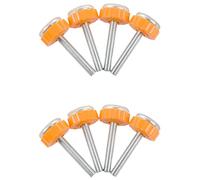 Daweglop Accessorio per Cancelli A Battente con Passanti Filettati A Vite per Cancelli A Battuta A Pressione 8Pcs - M10 x 10MM
