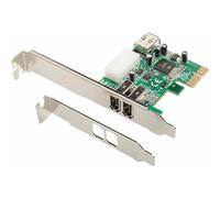 Dawicontrol DC 1394 Retail Controller PCI-Express x1 2 x FireWire extern 1 x Fir