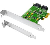 DC-600E controller RAID 5 Gbit/s, Controllore SATA, Seriale ATA II, Serial ATA III, 0,1,JBOD, 5 Gbit/s, Marvell 88SE9128, Windows 7 Home Premium,Windows 7 Home Premium x64,Windows 7 Professional,Windows 7 Professional..., A mezza altezza (profilo basso), Bulk