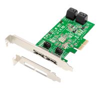 Dawicontrol DC-624E Blister RAID Storage Controller / 2x PCI-e / 4 Channel/SATA