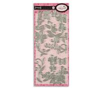 Dawn Bibby Creations Serenity - Fustella a forma di pervinca, in metallo, DL