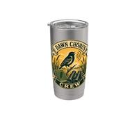 DAWN CHORUS CREW Ascolto degli uccelli all'alba Bicchiere termico in acciaio inox doppia parete