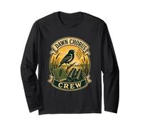 Dawn Chorus Crew Ascolto degli Uccelli all'alba Maglia a Manica