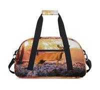 Dawn Forest Animal Deer - Borsone per bambini per ragazze e ragazzi, borsa da viaggio per il weekender, da 24 litri, per sport, palestra, pratica, Colore, (24L) UK, Organizer per borse