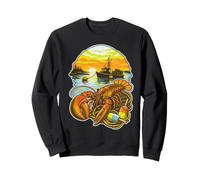Dawn Harbor Boat Silhouette Art Felpa