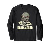 Dawn of The Dead Eyes Wide Zombie Maglia a Manica