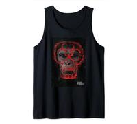 Dawn of the Planet of the Apes Biohazard Symbol Caesar Face Canotta