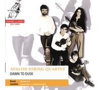 Dawn to Dusk - Ravel and Janacek String Quartets (Avalon Qt) (CD) Album