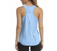 Dawnrole Top da Palestra per Donne Camicie Yoga Fitness Senza Maniche Racerback Top Sportivo per Donne