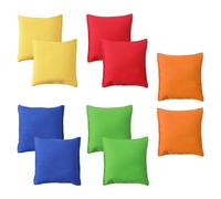 DAWRIS 10 Sacchetti di Cornhole Multicolore Corn Hole Bean Bag Toss Game Fagioli Fori di Mais Borse A Prova di Cornhole Durevole di Cornhole da Lancio Sandbags Cornhole Outdoor Gioco Giochi Spiaggia