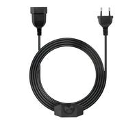 DAWRIS Dimmer per Lampade a LED, 2 Metri, 230 V, Con Interruttore, Cavo 220-250 V/100 W Max, Spina EURO, Prolunga Girevole