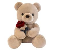 DAWRIS Orsacchiotto tenero e tenero, Morbido orsacchiotto piccolo 25 cm Teddy Bear Peluche Carino Stuffed Animale Tenero Pupazzo Orsetto Vellutato Giocattolo Cuscino Bambola Regalo