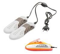 DAWRIS Scarpiera elettrico, scaldascarpe, asciuga stivali, mini asciuga scarponi, deodorante, deumidificatore, asciuga scarpe da trekking o anche scarponi da sci, scarpe da corsa, colore bianco