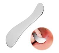 DAWRIS Strumento Gua Sha in metallo, strumento per massaggi Gua Sha, strumento per massaggio Gua Sha a S, in acciaio inox, strumento per massaggio muscolare Gua Sha, strumento per cellulite e