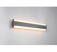 DAWSON APPLIQUE FASCIA DA ESTERNO ALLUMINIO ANTRACITE CON REGOLAZIONE SIA TEMPERATURA DI COLORE DEL LED SIA INTENSITA' IP54 L.60CM 8W 900lm, 2300+3000+4000K
