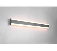 DAWSON APPLIQUE FASCIA DA ESTERNO ALLUMINIO ANTRACITE CON REGOLAZIONE SIA TEMPERATURA DI COLORE DEL LED SIA INTENSITA' IP54 L.100CM LED 11W 1300lm, 2300+3000+4000K
