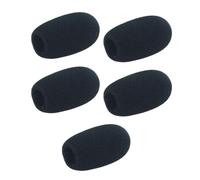 DAWTHTW 5 pezzi Filtro in schiuma per microfono, per parabrezza, per cancellare le spugne, protegge lezioni, presentazioni, eventi aziendali, microfono, parabrezza, filtro in schiuma