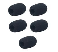 DAWTHTW 5 pezzi Filtro in schiuma per microfono, per parabrezza, per cancellare le spugne, protegge lezioni, presentazioni, eventi aziendali, microfono, parabrezza, filtro in schiuma