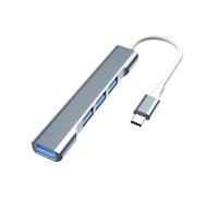 DAWTHTW Adattatore USB C/USB a 4 porte per 4 in 1 C/Dongle 3xUSB2.0+1xUSB3.0 per tastiere portatili