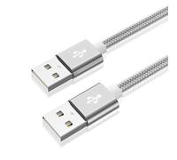 DAWTHTW Cavo di prolunga USB 2.0 Cavo dati ad alta velocità 480 mbps di ricarica USB 2.0 maschio a maschio estensione per laptop per pad di raffreddamento