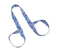 DAWTHTW Cinghia multifunzionale per tappetino da yoga per il trasporto e lo stretching con stampe colorate in poliestere resistente per gli appassionati di fitness fascia elastica