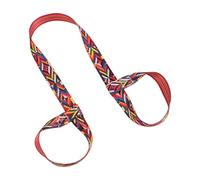 DAWTHTW Cinghia multifunzionale per tappetino da yoga per il trasporto e lo stretching con stampe colorate in poliestere resistente per gli appassionati di fitness fascia elastica