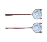Dawutocap 2 pezzi Acquari Gamberetti Net Home Fish Tanks Pool Strumento di Pulizia Outdoor Fly Net Catcher Strumento Portatile Pesca Piccolo Retrattile Manico Lungo Dip