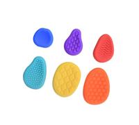 Dawutocap 6pcs Pietre Sensoriali Strutturate Giocattoli Per Bambini Silenzioso Tattile Giocattoli Per Sollievo Lo Stress E Autismi Supportano Per Classi A Casa Noi