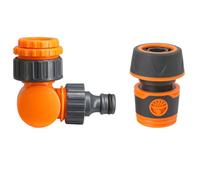 Dawutocap Adattatore per rubinetto a connessione rapida per avvolgitubo carrello sistemi di irrigazione accesso all'acqua efficiente irrigazione giardino grigio e