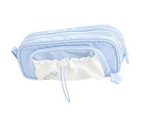 Dawutocap Astuccio con cerniera ad alta capacità portapenne borsa a scomparti multipli organizer portatili per penne da viaggio borsa cosmetica per studenti forniture per ufficio