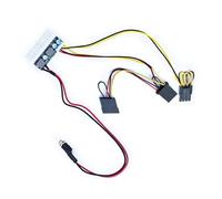 Dawutocap Convertitore di potenza a basso rumore da 260 W, DC12 V, con Easy 24 pin, guida la connessione per computer, potenza silenziosa, modulo di alimentazione