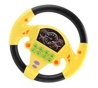 Dawutocap Giocattoli interattivi per volante per bambini con esperienza di guida realistica e suono di simulazione musicale per il sedile posteriore