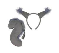 Dawutocap Halloween Scoiattolo Costume Set Scoiattolo Orecchio Heandband E Squirre Coda Per Bambino Adulto Halloween Cosplay Partito Divertente Abbigliamento