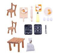 Dawutocap Sedie da tavolo per la farina e la dignità dei bambini, set da gioco da cucina, realistico, per whisk