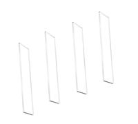 Dawutocap Set di mensole da bagno in acrilico trasparente per medicinali con elevata capacità di carico per la sostituzione del gabinetto dei medicinali di stoccaggio dell'