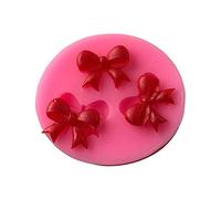 Dawwoti 3 Archi di Cottura Antiaderenti Vassoi Cottura della Cucina Pentole di Cioccolato Sugarcraft Sugarcraft Silicone della Torta del Fondente Stampi - Colore Casuale