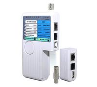 DAXGD Tester Cavi Di Rete Remote, 4 in 1 Tester per Cavi Di Rete Multifunzione per RJ11 RJ45 USB BNC LAN CAT5, Strumento Del Tester per Cavi Telefonici per RJ11 RJ45 BNC