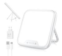 DAXING Lampada SAD 10.000 Lux per la depressione, luce SAD con 4 impostazioni di timer, luminosità regolabile, lampada per terapia della luce diurna senza UV per cambiamenti di umore stagionali