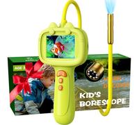 Daxiongmao Fotocamera endoscopica con luce, fotocamera endoscopio, telecamera di ispezione HD 1080, fotocamera a serpente 11,5 FT cavo semirigido, gadget per uomini