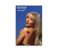 DAXXIN Sabrina Carpenter Short N 'Sweet Please Please Please Espresso Poster su tela, decorazione artistica da parete per soggiorno e camera da letto, senza cornice, stile 40 x 60 cm