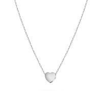 day.berlin Collana da Donna/Ragazza Heart a catena con cuore e ciondolo 45-50cm catena a cuore in filigrana in acciaio inossidabile, lunghezza variabile in 18k oro, 18k oro rosa e argento