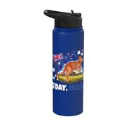 Day Mate Good Kangaroo Patriottica Australian Flag Australia Stainless Steel Insulated Water Bottle