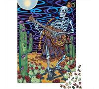 Day of The Dead Art Print-2 Puzzle Impossible 1000 Pezzi Decorazione Per La Casa. Rilassamento E Intelligence Per Adulti E Ragazzi Da 14 Anni 38x26cm/1000pcs