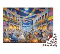 Day of The Dead Celebration Puzzle Giochi 1000 Pezzi Per Gioco Familiare Arte Interesting Puzzle Adulti Idea Regalo Per 38x26cm/1000pcs