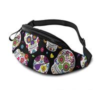 Day Of The Dead Cinghie regolabili Tasca con jack per cuffie per uomo e donna
