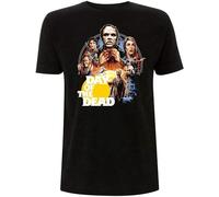 Day of The Dead Movie T Shirt 80S Horror Film Zombies George A Romero Unisex 100% Cotton Short-Sleeve T-Shirts Black XL