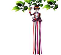 Day of the Dead Ornaments - Reusable Skeleton Decoration with Tassel